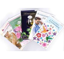 Přání " T " otočné srdečné